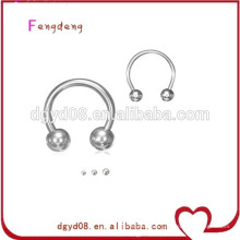 Anneaux de nez piercing corps en acier inoxydable